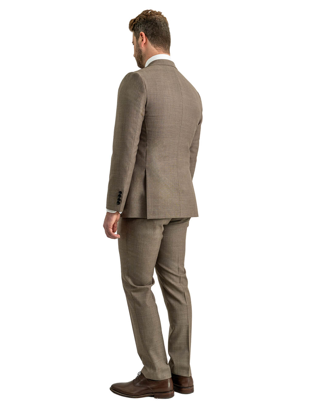 Brown Vitale Barberis Canonico Rustic Tropical Suit