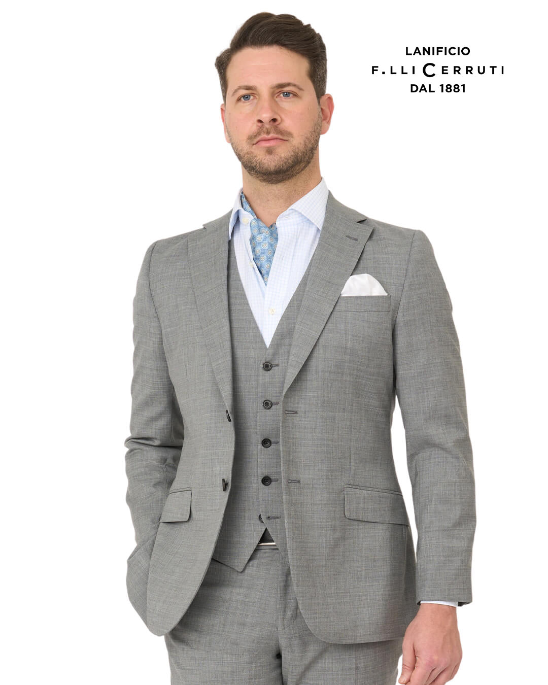 Silver Lanificio F.Lli Cerruti Tropical Suit