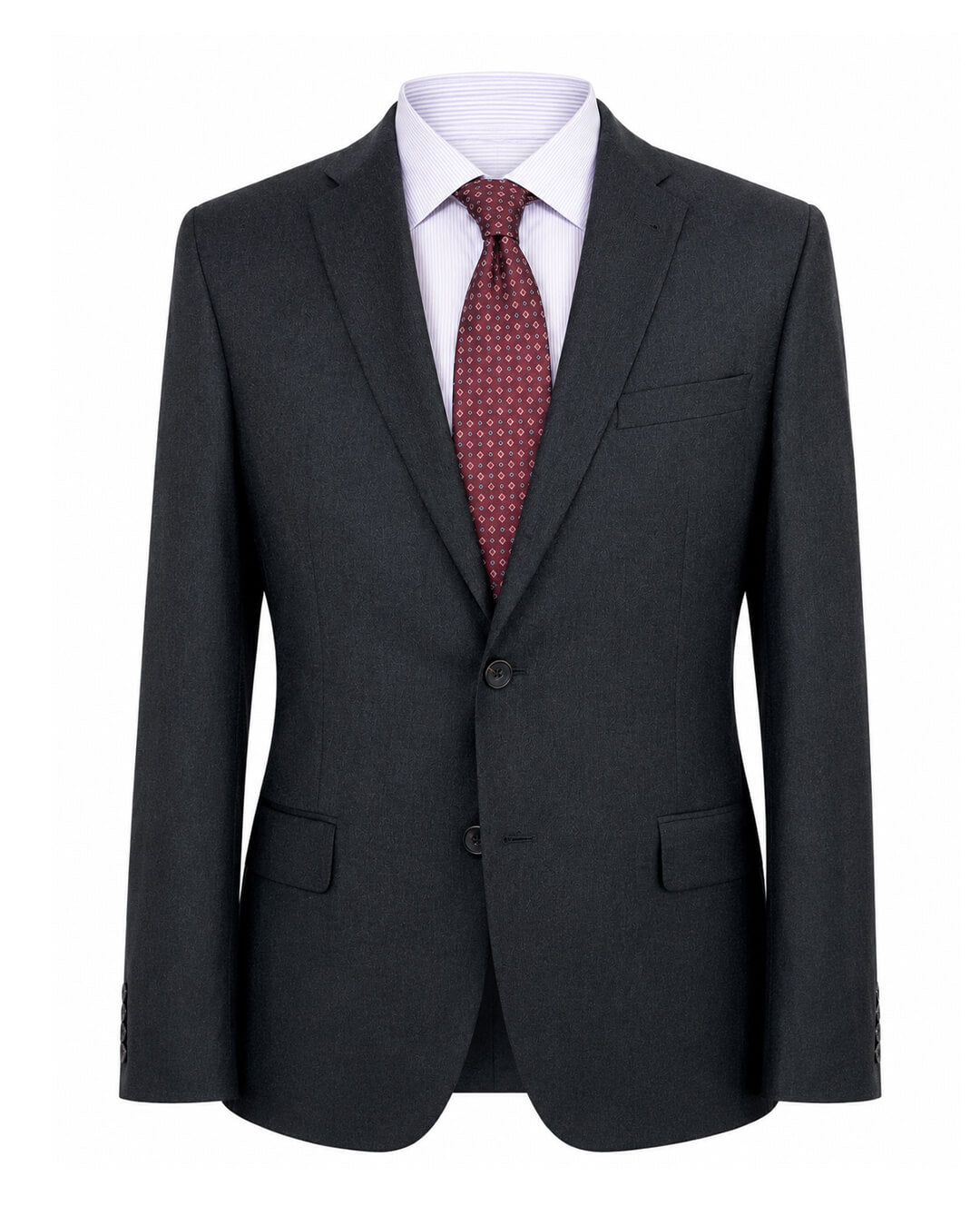 Dark Grey Melange Lanificio F. Lli Cerruti Suit