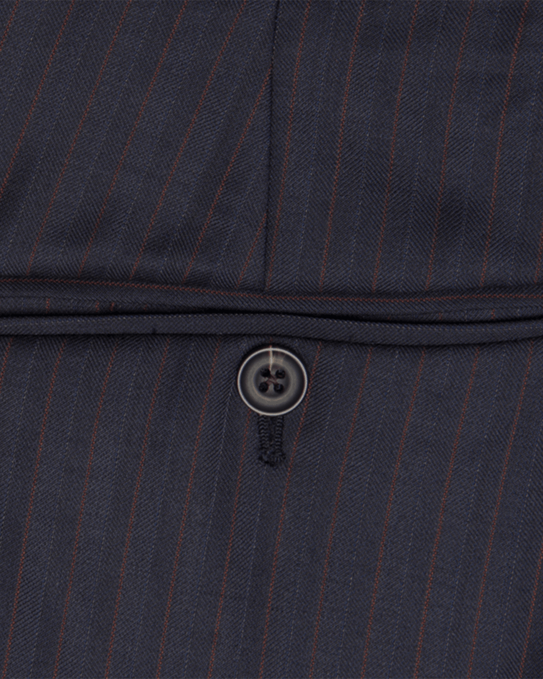 Lanificio F.lli Cerruti Navy & Burgundy Herringbone Stripe Two-Piece Suit