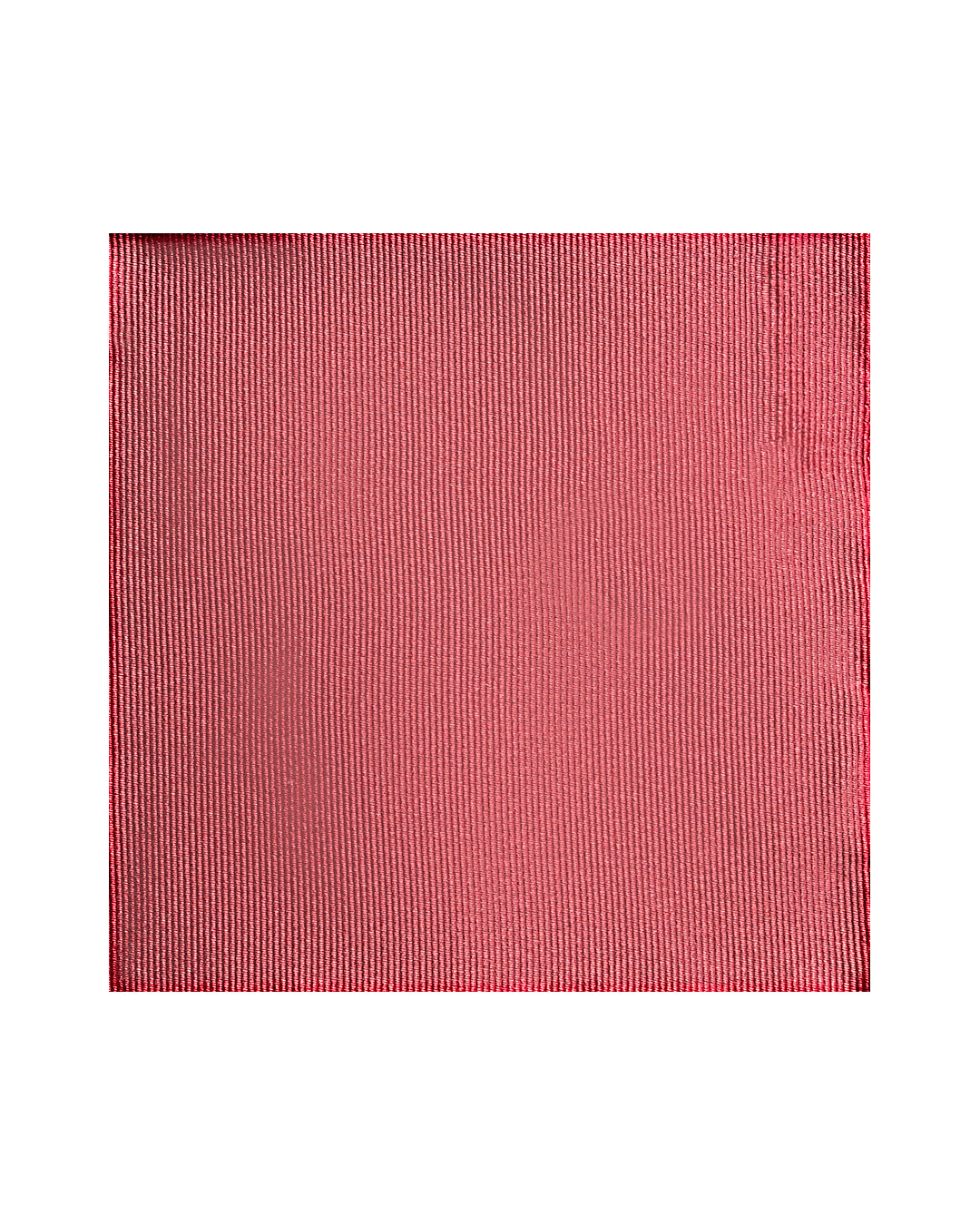 Red Ottoman Italian Silk Pocket Square