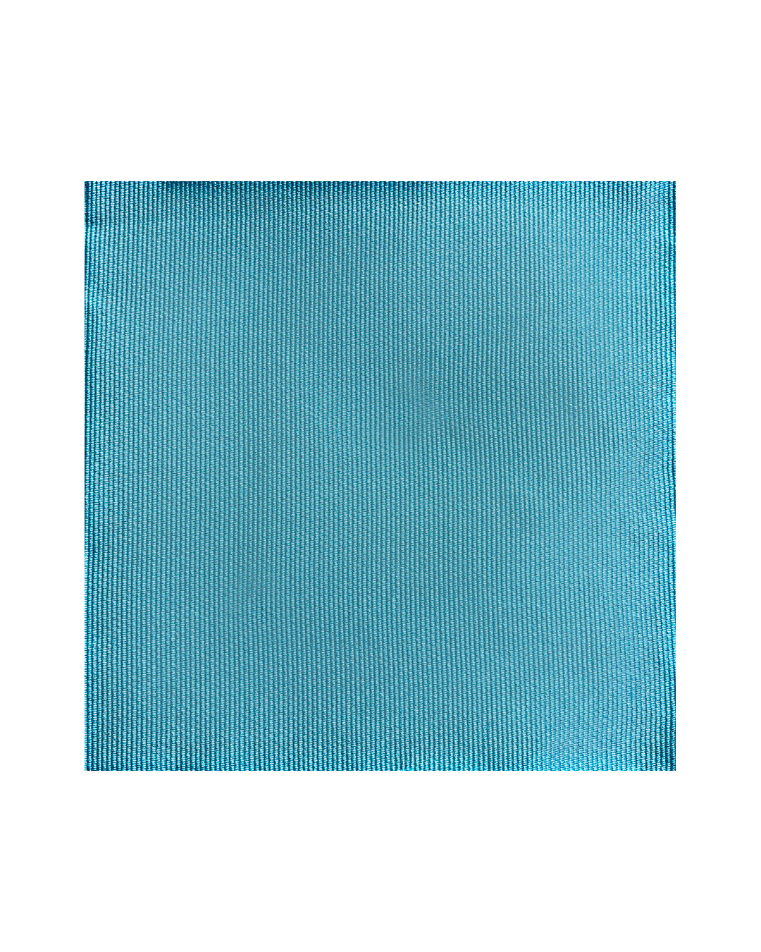 Teal Ottoman Italian Silk Pocket Square