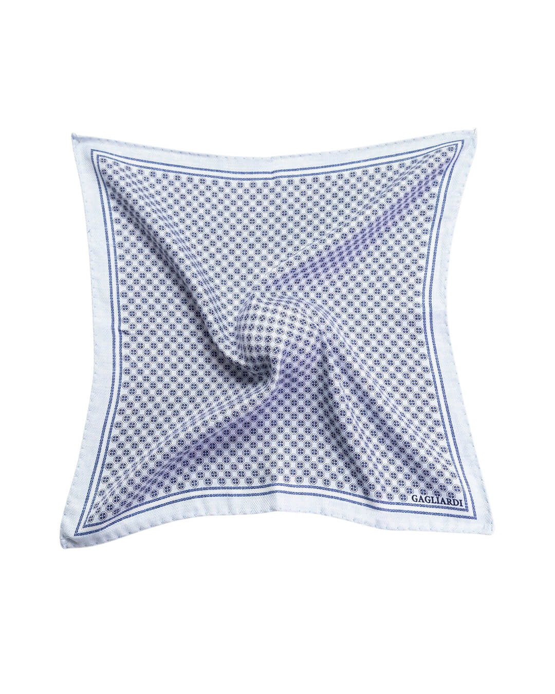 Sky Circles Italian Silk Pocket Square