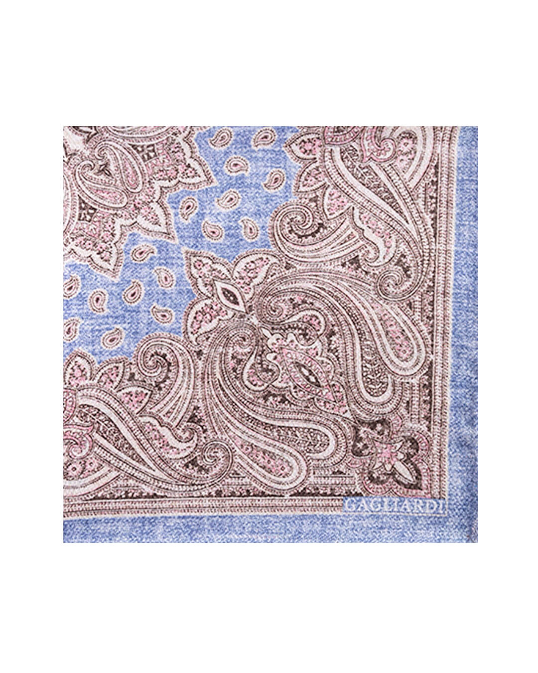 Pink Paisley Reversible Italian Silk Pocket Square