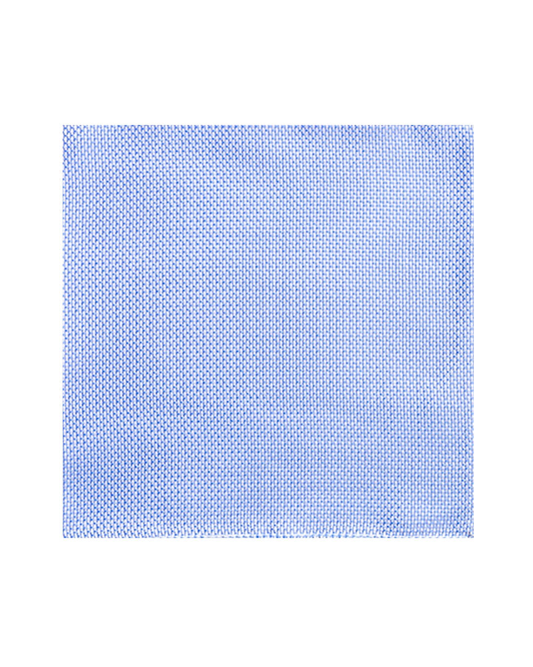 Blue Basketweave Italian Silk Pocket Square