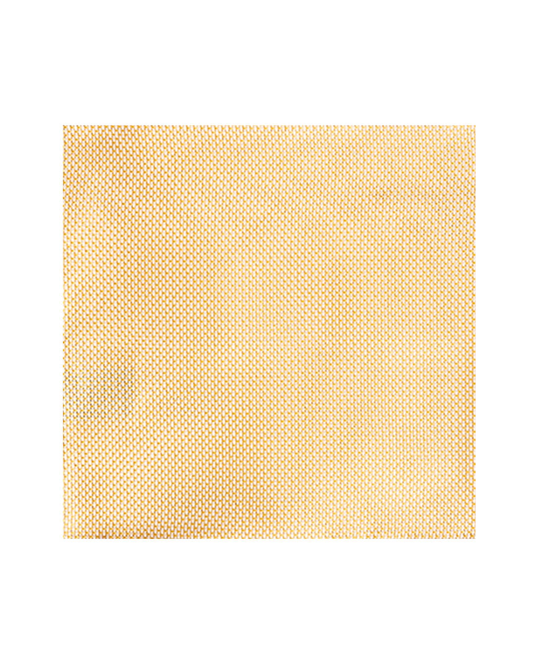 Yellow Basketweave Italian Silk Pocket Square