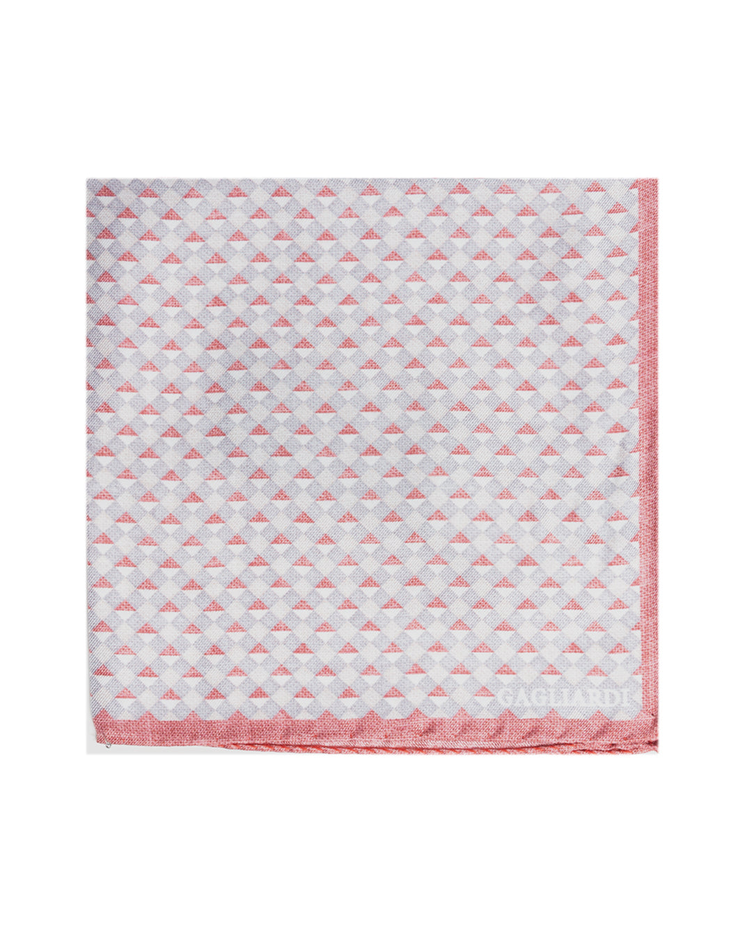 Pink Geo Diamond Italian Silk Pocket Square
