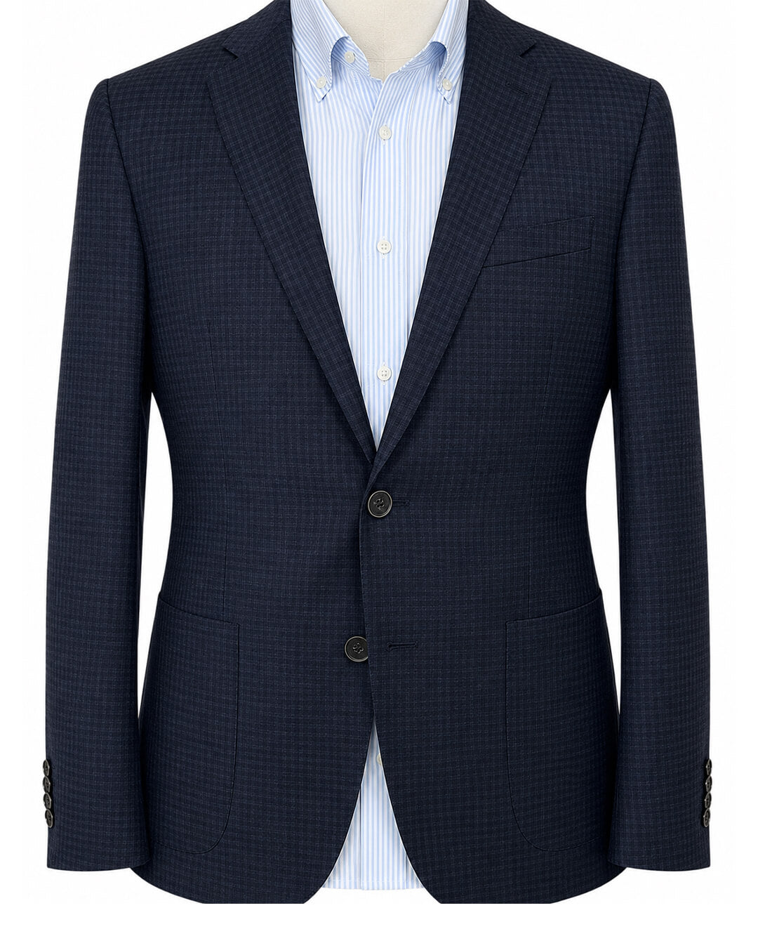 Black And Grey Checked Jacket
