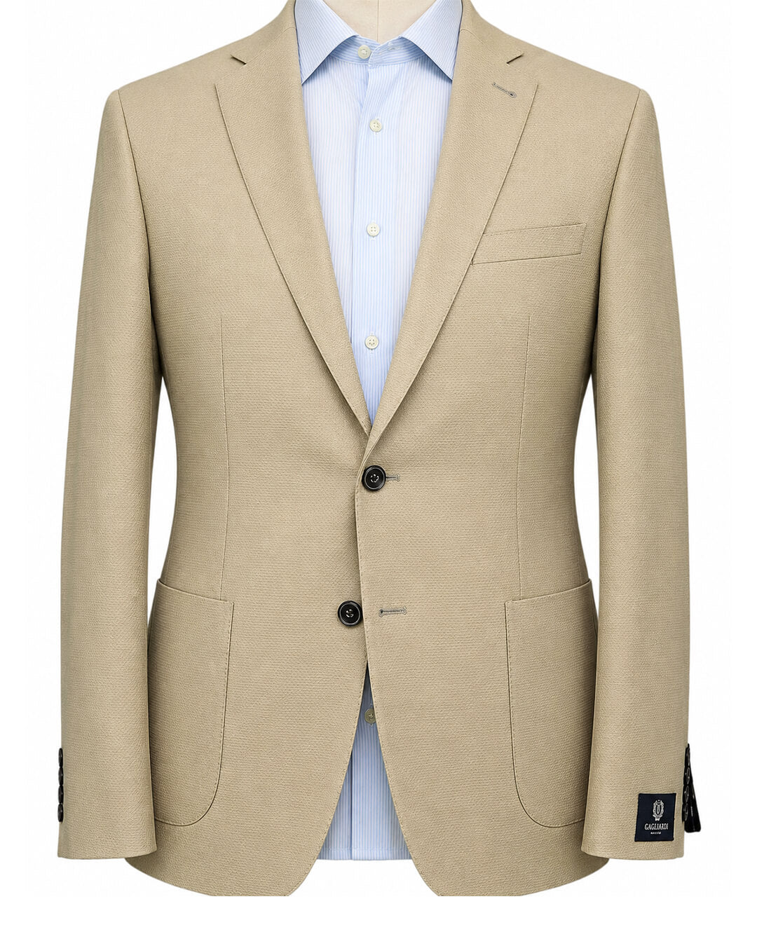 Beige Honeycomb Classic Jacket