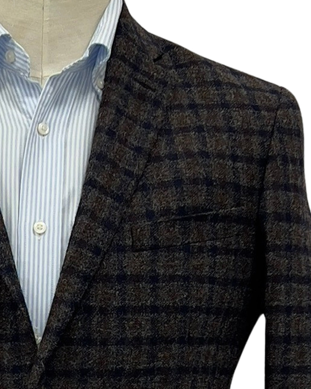 Brown, Grey And Navy Tarttesal Jacket