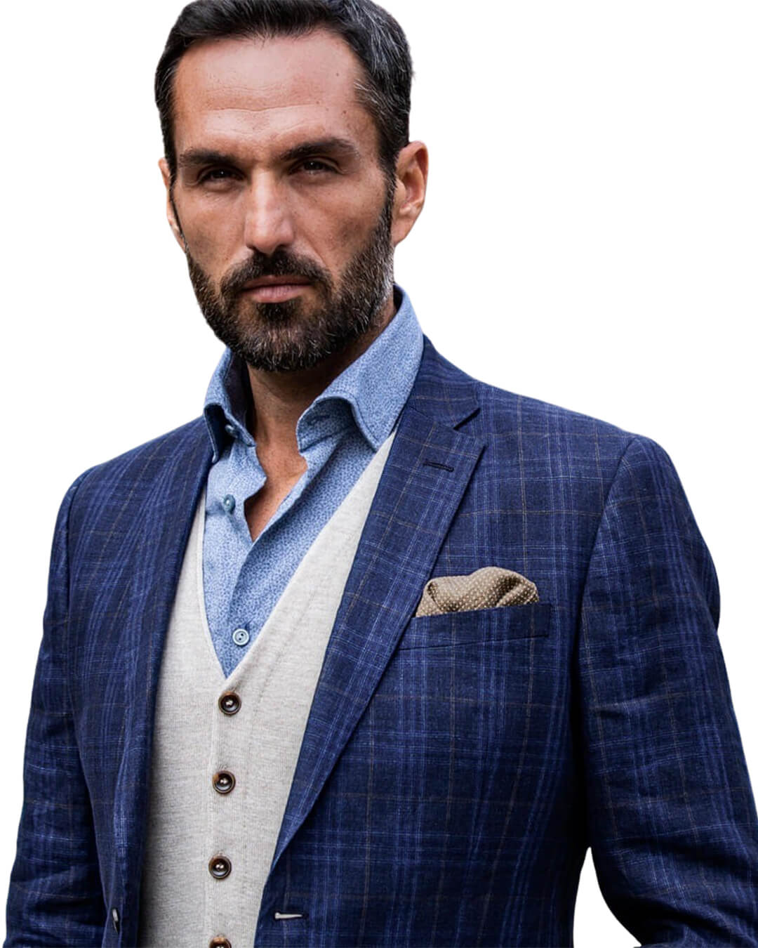 Stone Knitted Waistcoat