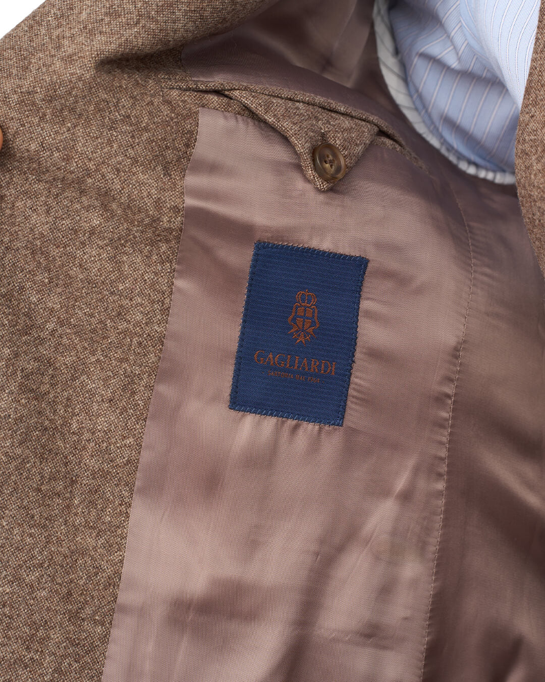 Gagliardi Beige Donegal Wool Blend Jacket