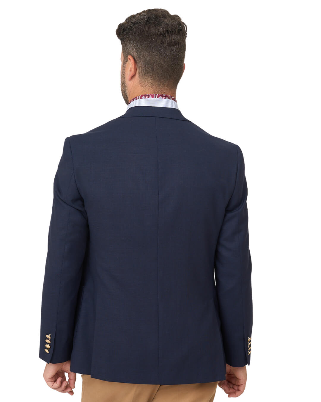 Gagliardi Navy Natural Stretch Super 110s Blazer
