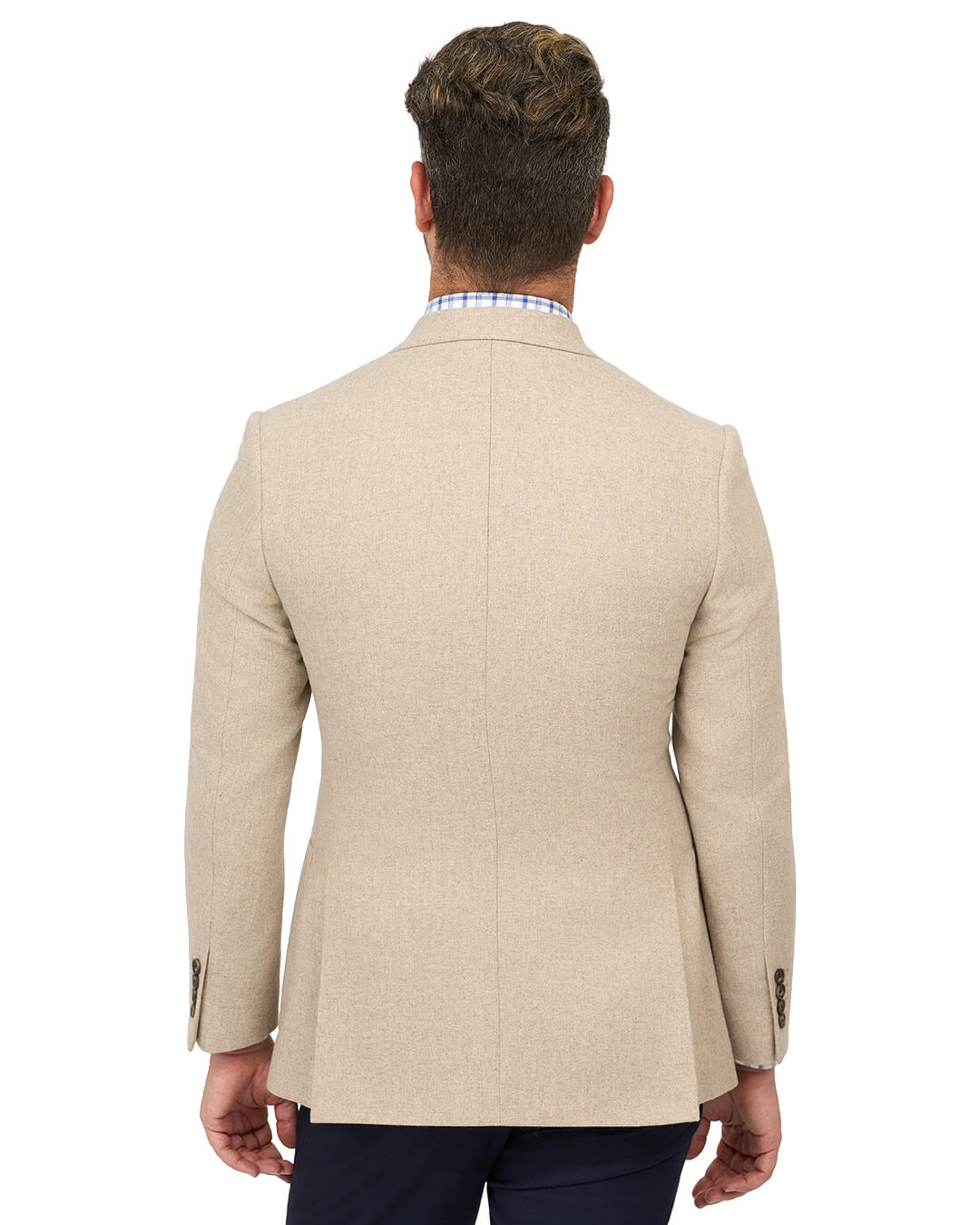 Gagliardi Stone Basketweave Wool Blend Jacket