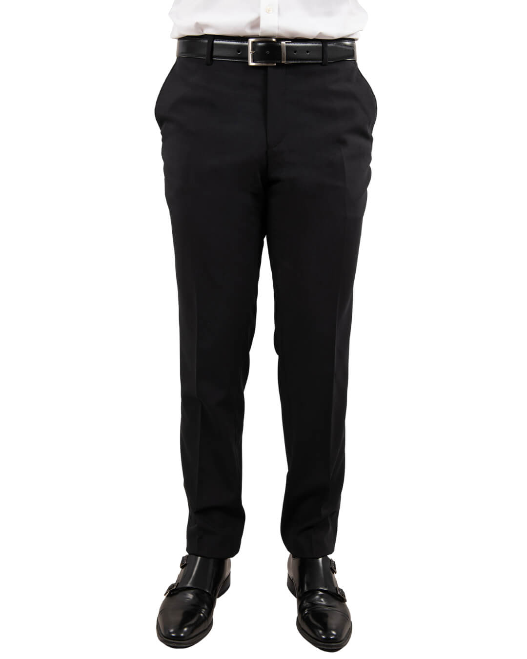 Black Plain Suit Trousers