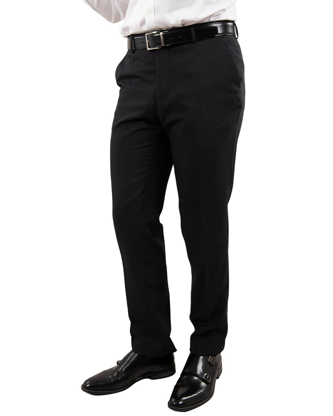 Black Plain Suit Trousers