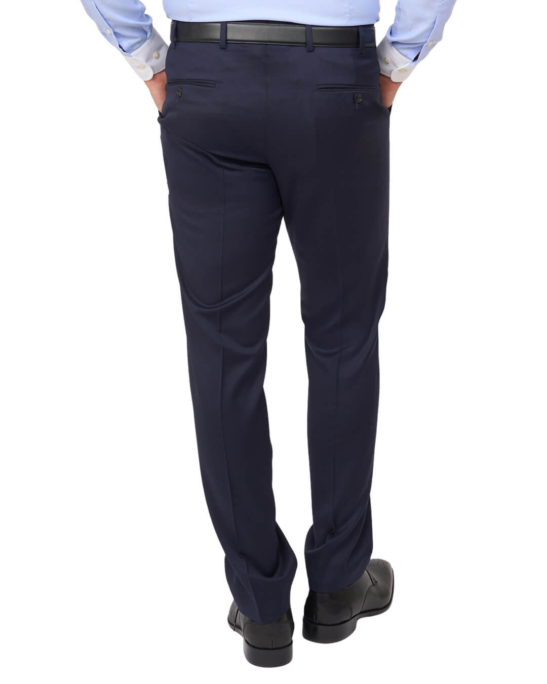 Navy Plain Suit Trousers