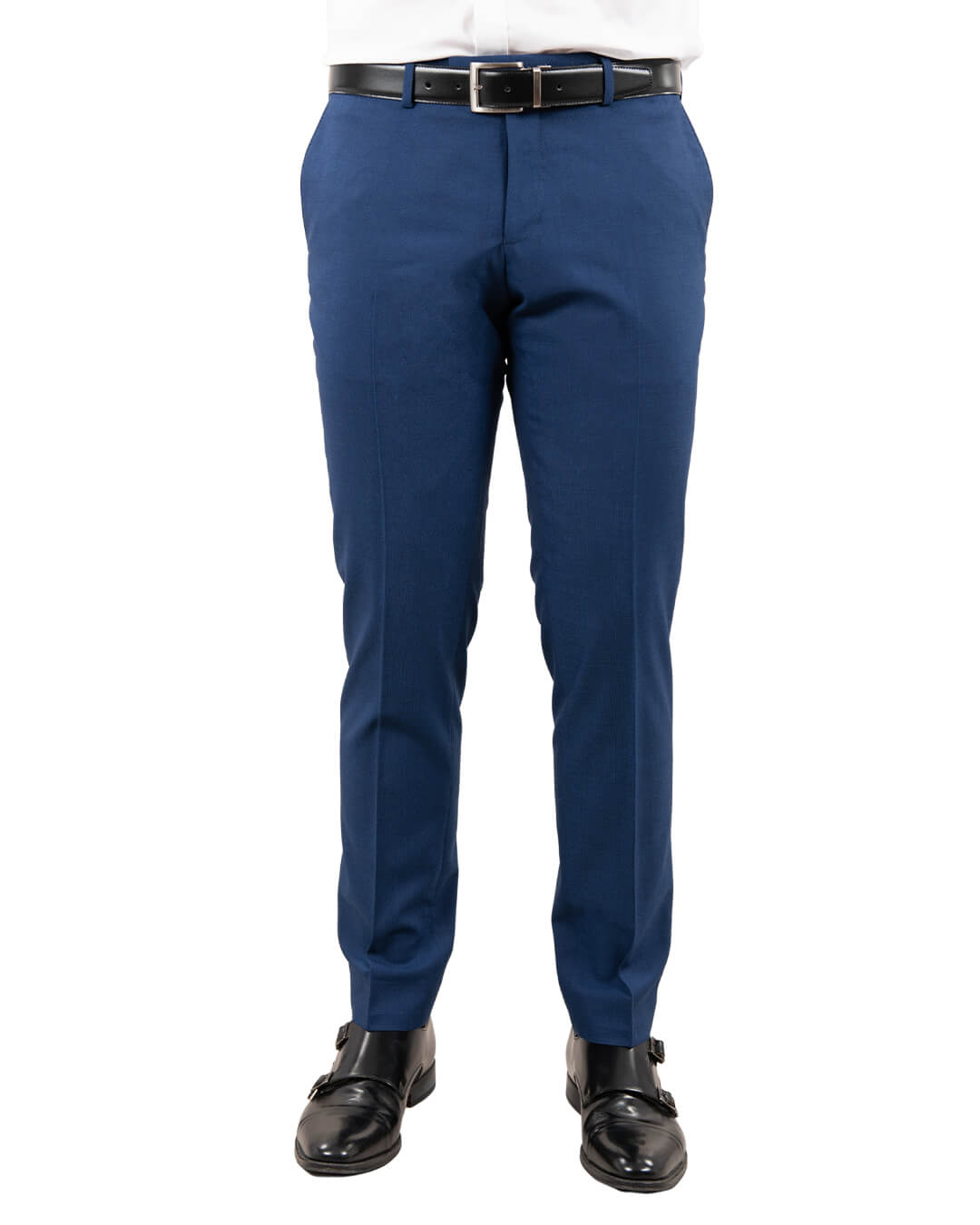 Napoli Blue Machine Washable Suit Trousers