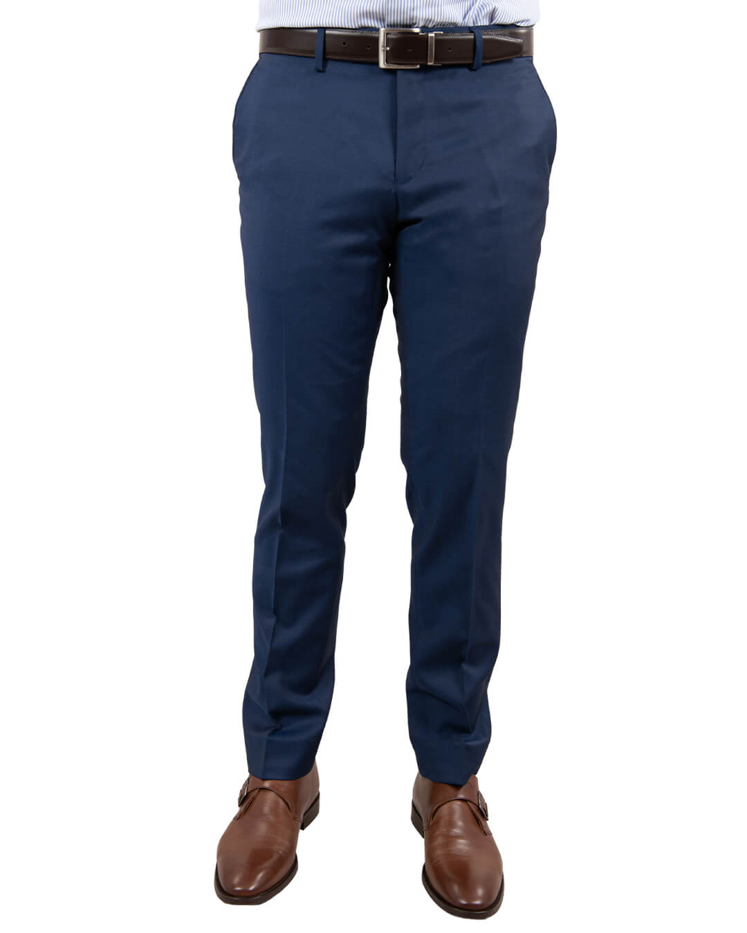 Reda Royal Blue Twill Suit Trousers