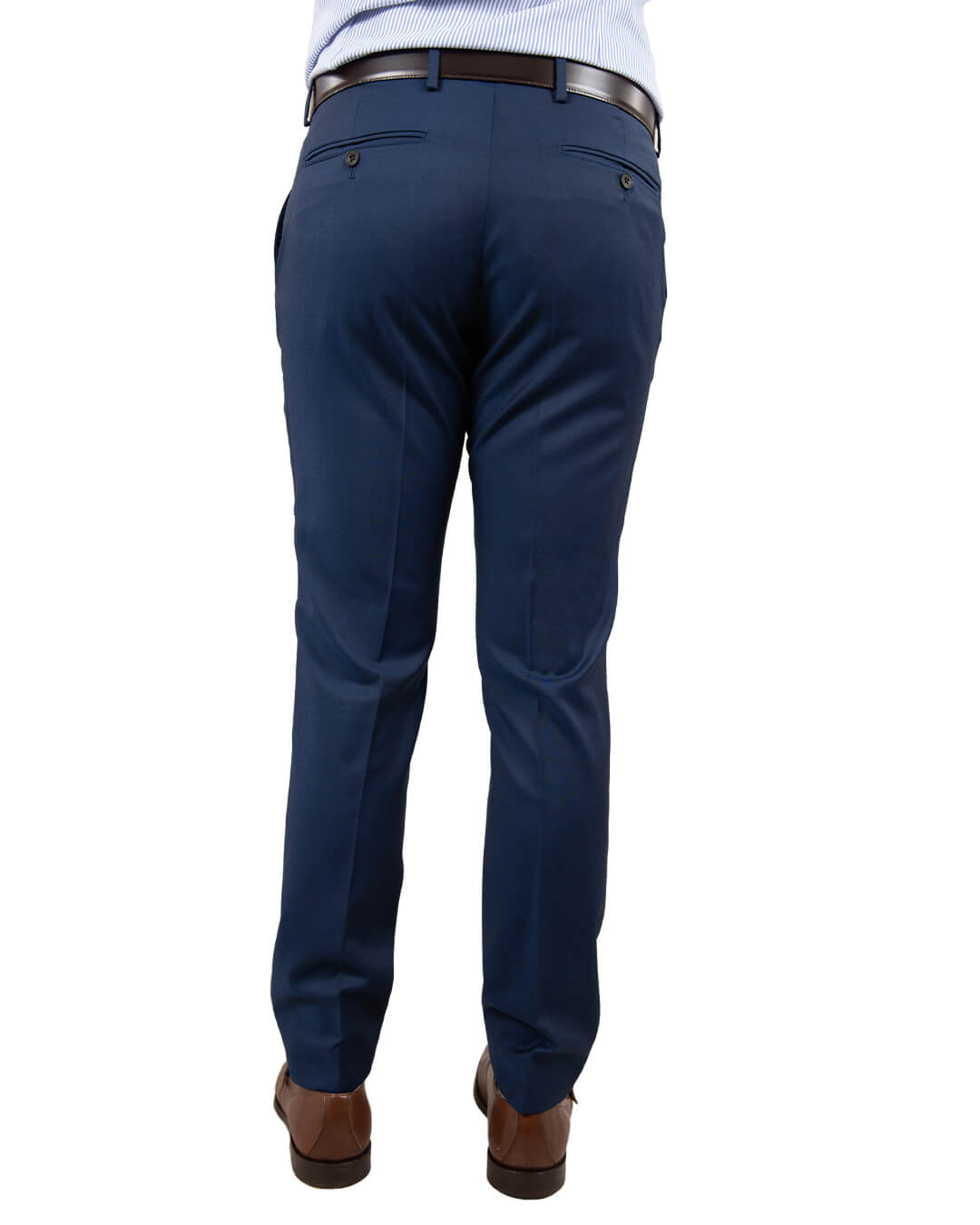 Reda Royal Blue Twill Suit Trousers