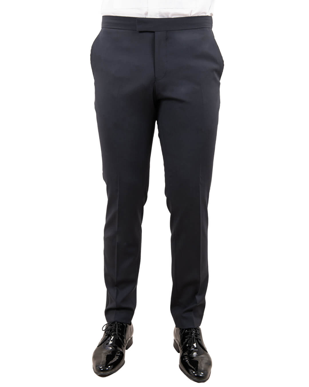 Navy Braided Tuxedo Trousers