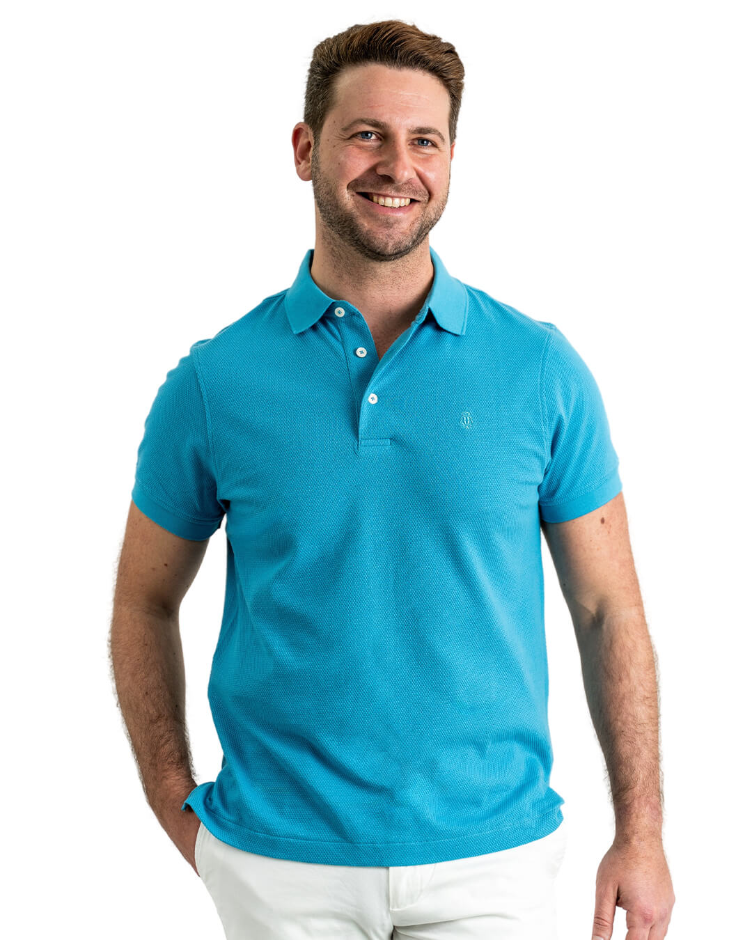 Airforce Popcorn Texture Polo Shirt