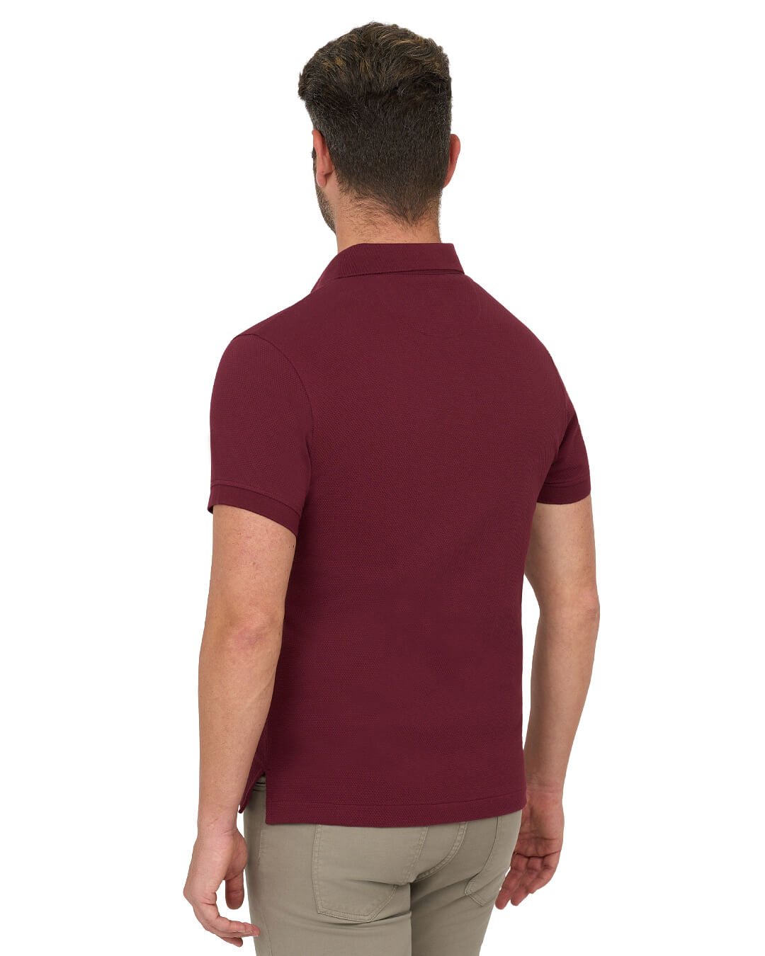 Gagliardi Bordeaux Polo Shirt Popcorn