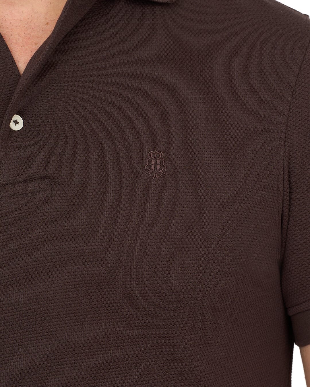 Gagliardi Brown Polo Shirt Popcorn