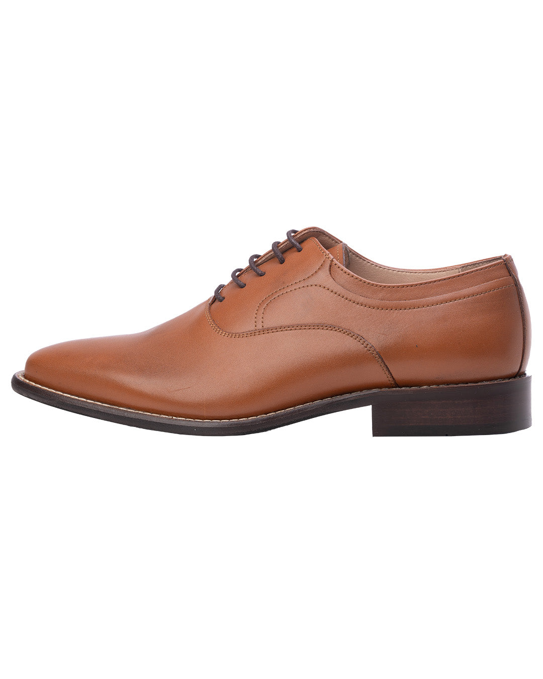 Tan Lace Up Leather Shoes