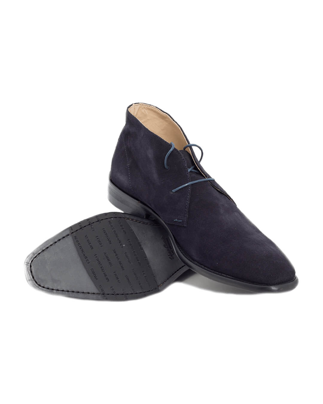 Navy Suede Desert Boots
