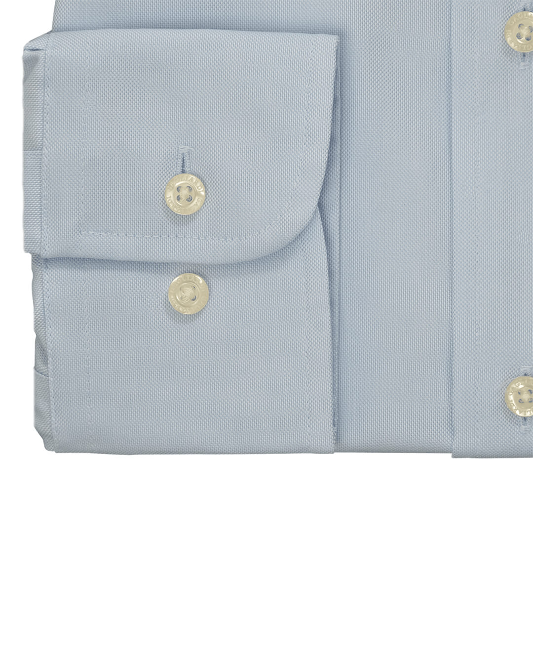 Sky Oxford Buttondown Collar Single Cuffed Slim-Fit Non-Iron Shirt