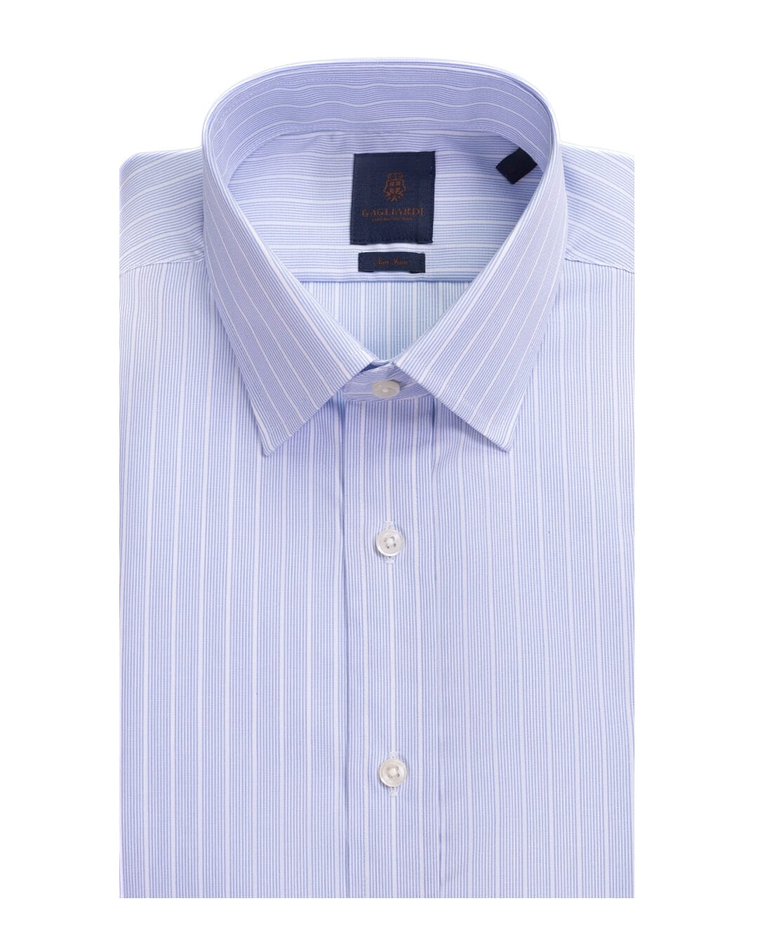 Gagliardi Blue Varied Stripe Non Iron Shirt