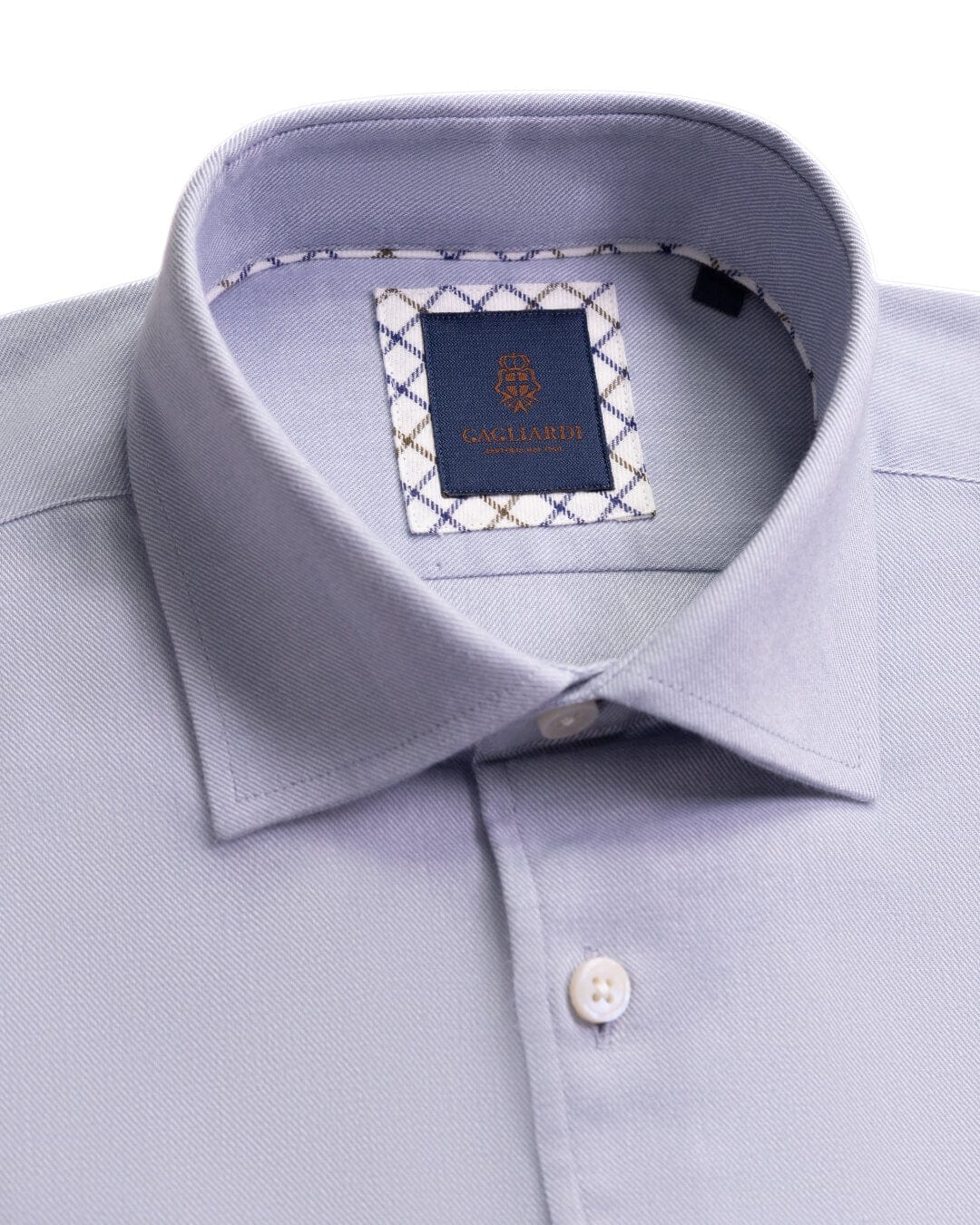 Gagliardi Sky Brushed Cotton Shirt