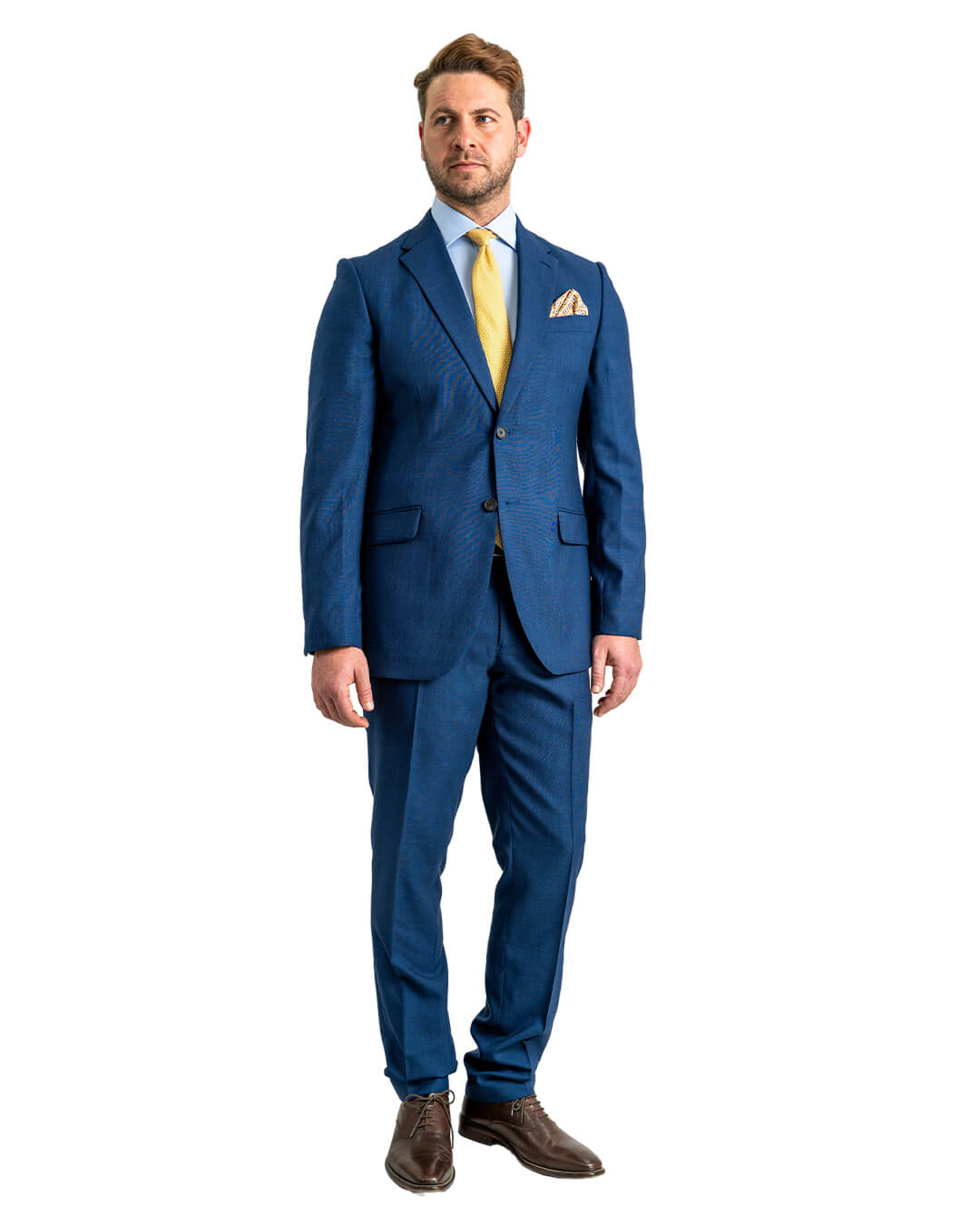 Blue Super 110s Micro Weave Suit