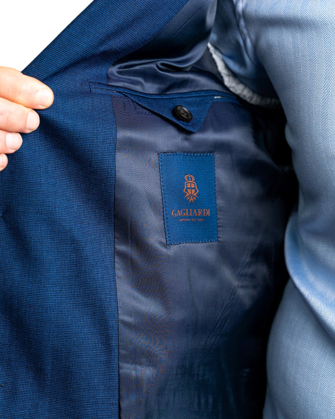 Blue Super 110s Micro Weave Suit