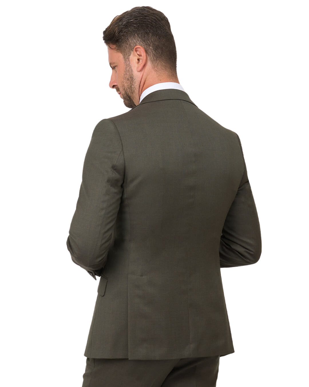 Gagliardi Olive Gabardine Super 110s Suit
