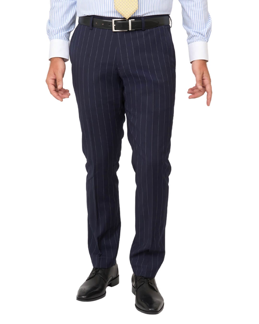 Gagliardi Navy Striped Machine Washable Suit