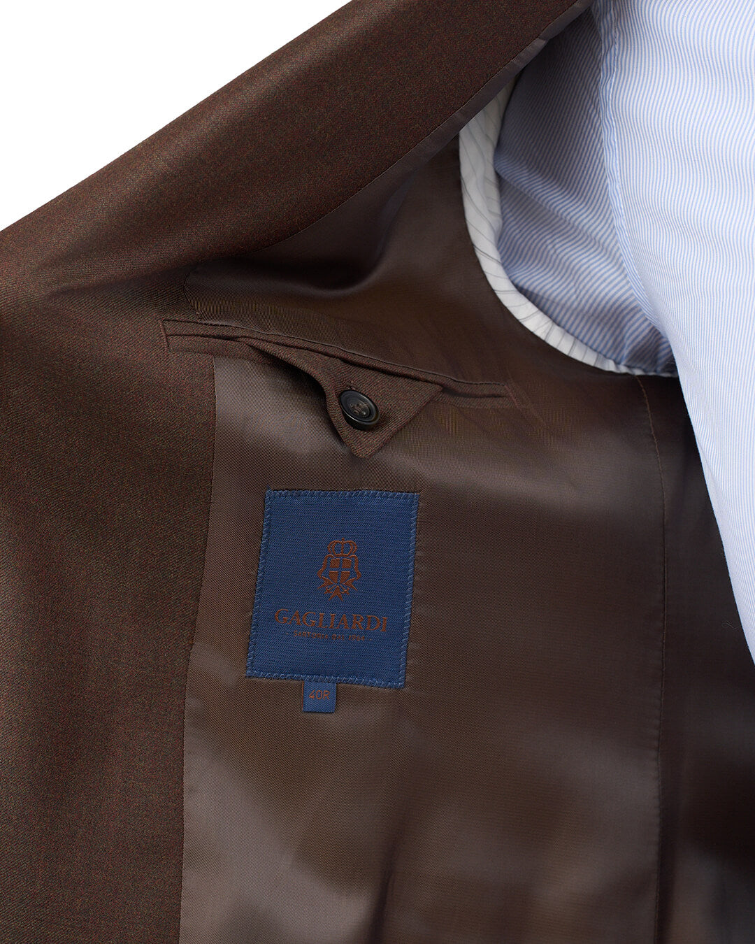Gagliardi Brown Suit Twill Super 110S