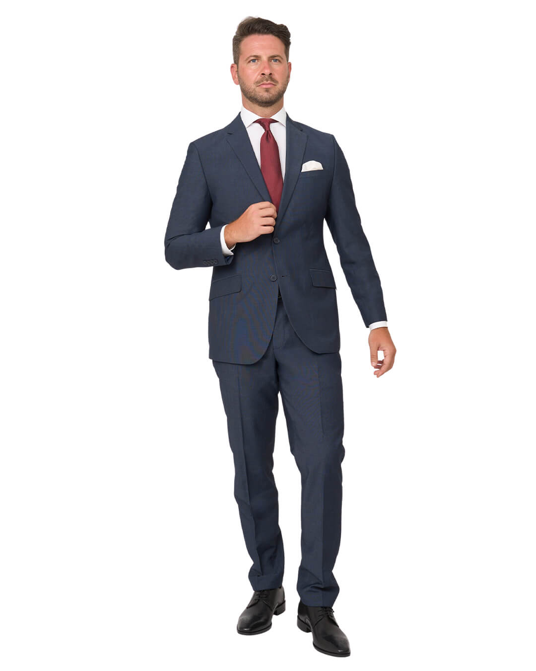 Blue End On End Machine Washable Suit