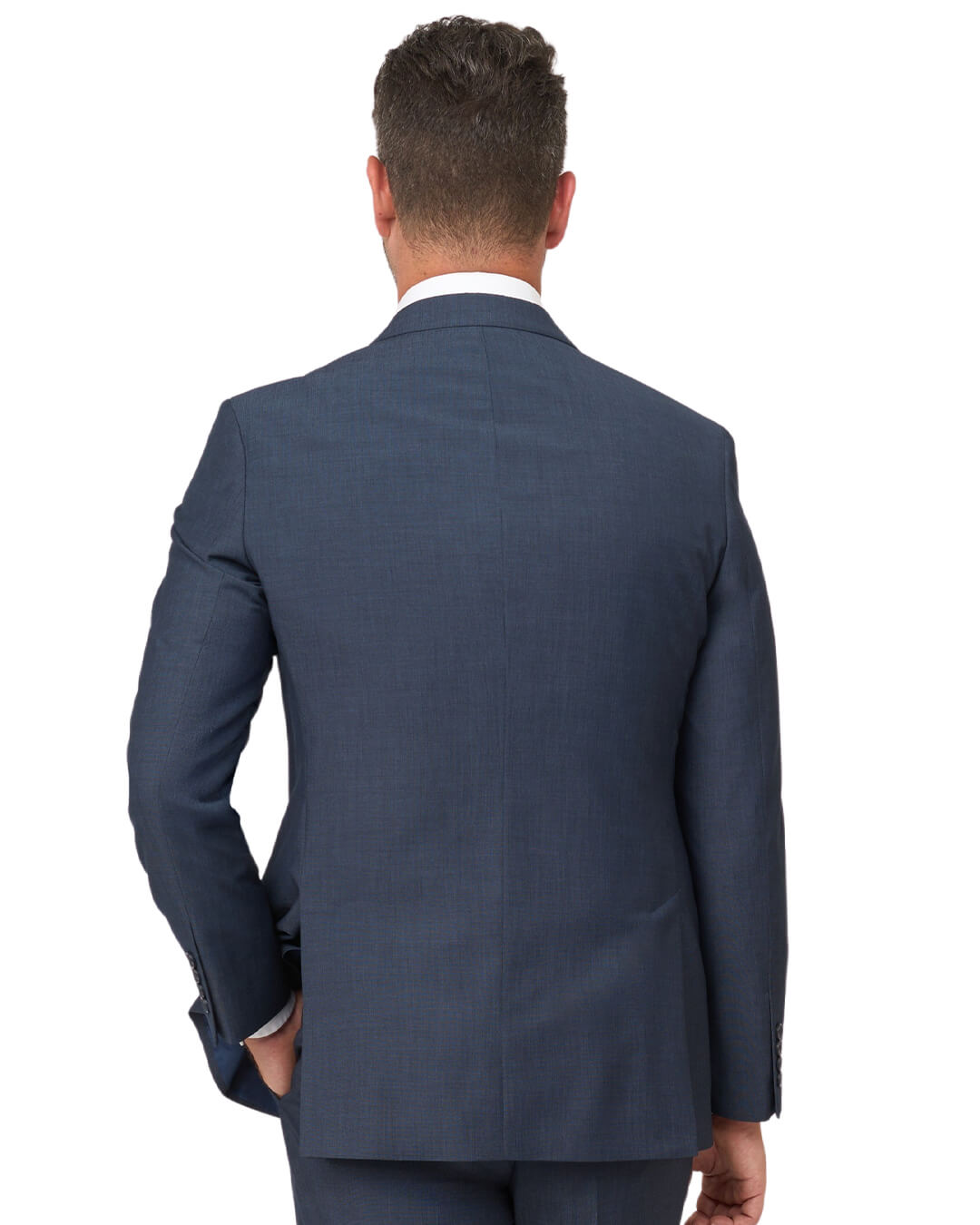 Blue End On End Machine Washable Suit