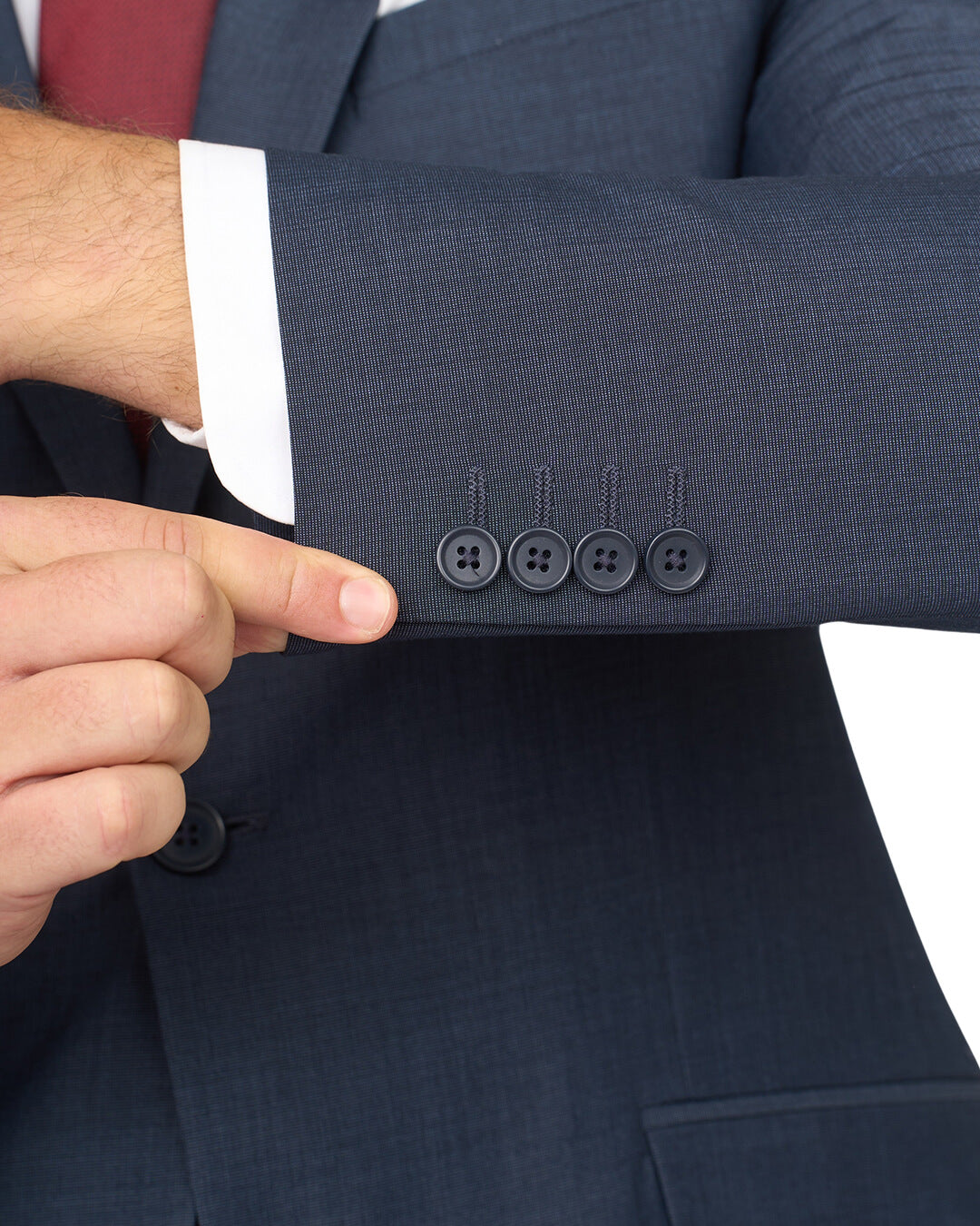Blue End On End Machine Washable Suit