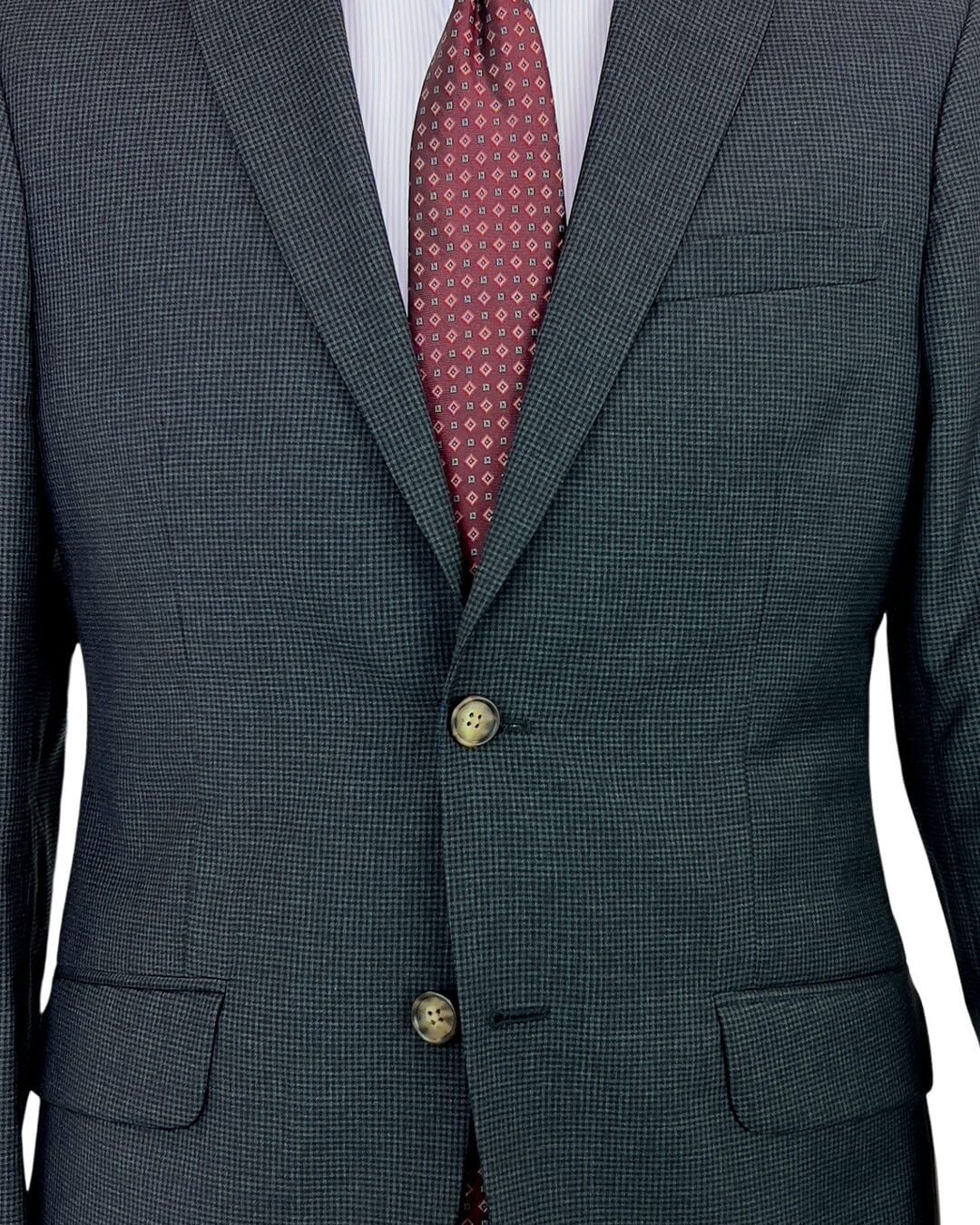 Charcoal Puppytooth Suit
