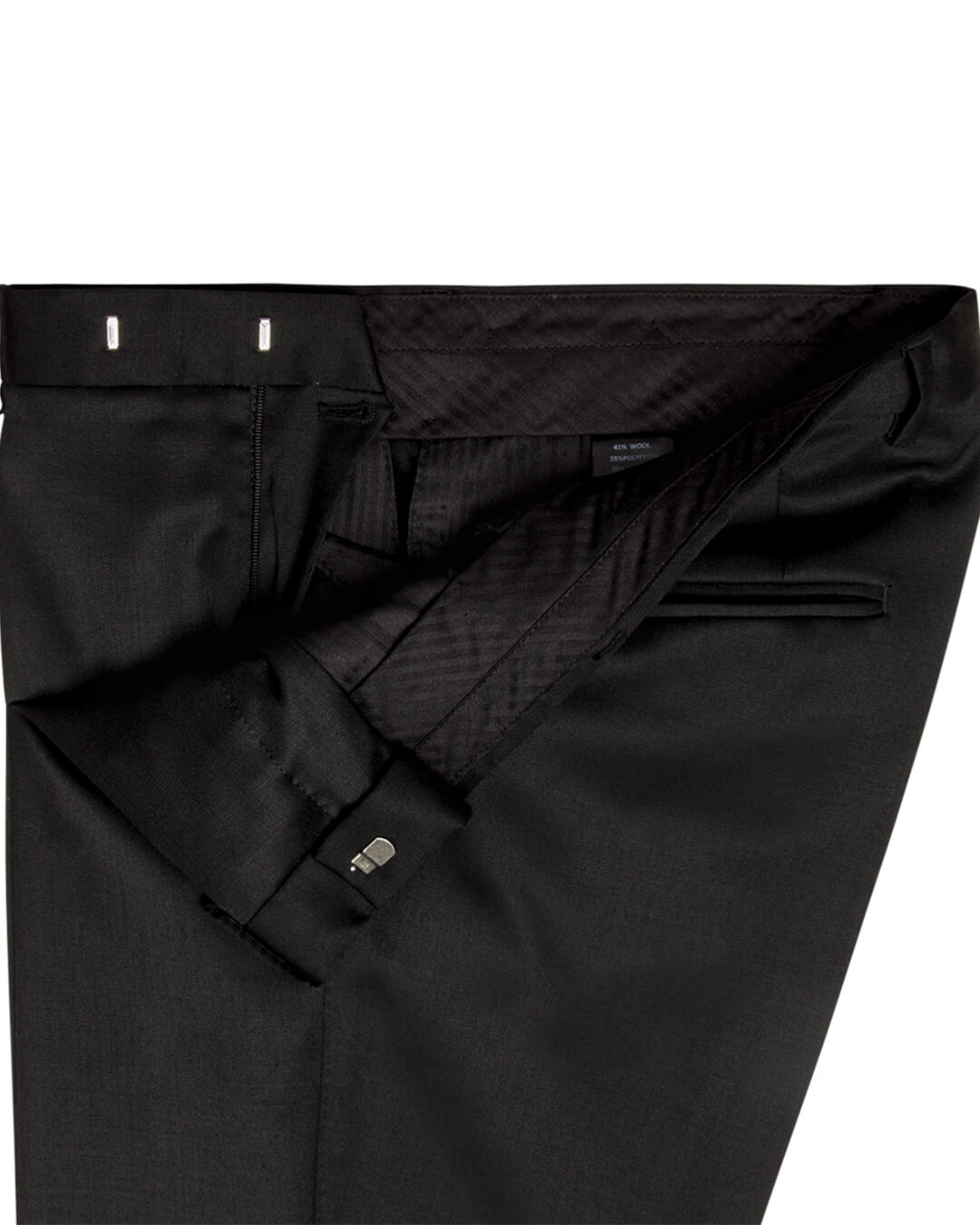 Black Plain Evening Dinner Trousers