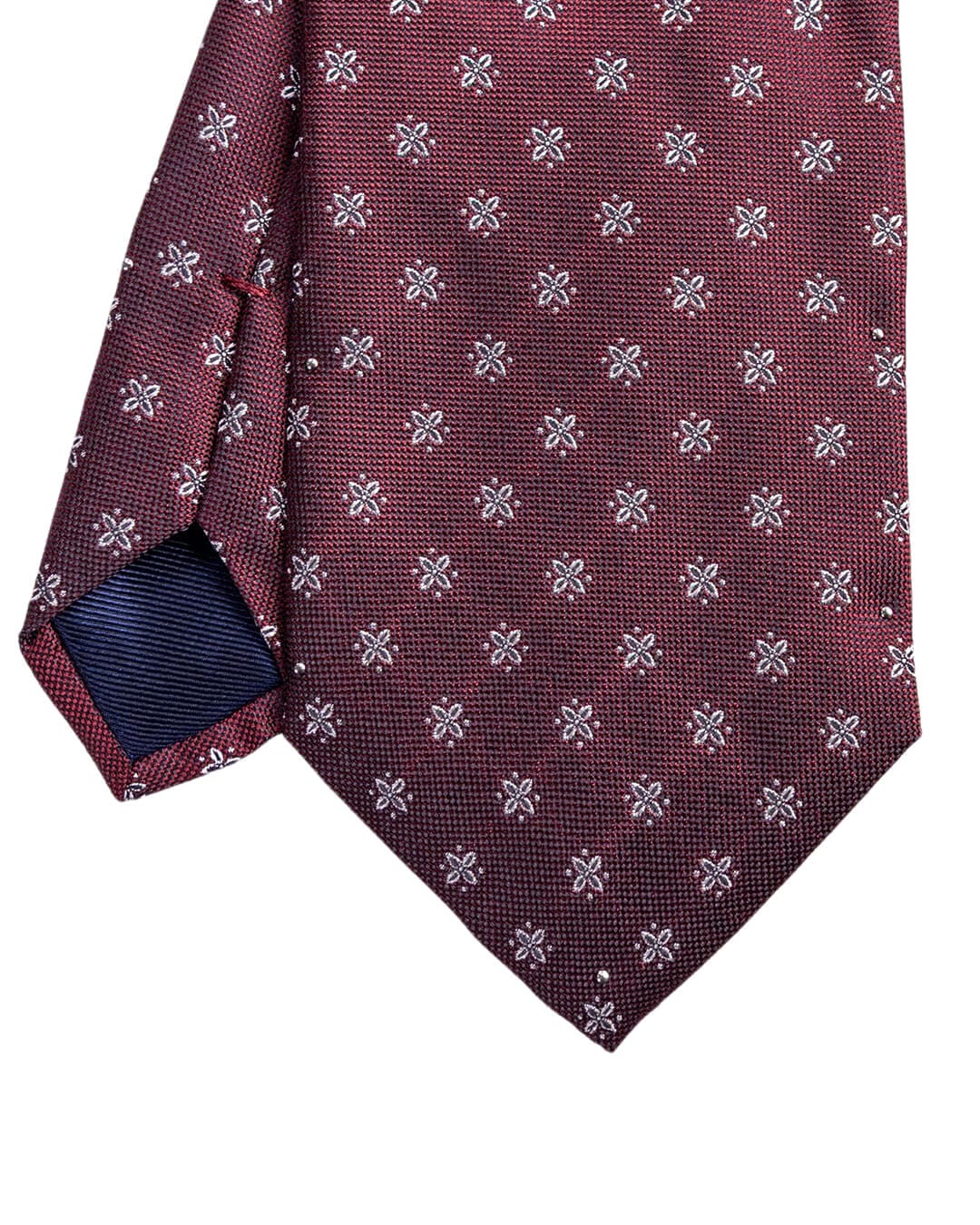 Gagliardi Burgundy Cross Italian Silk Tie
