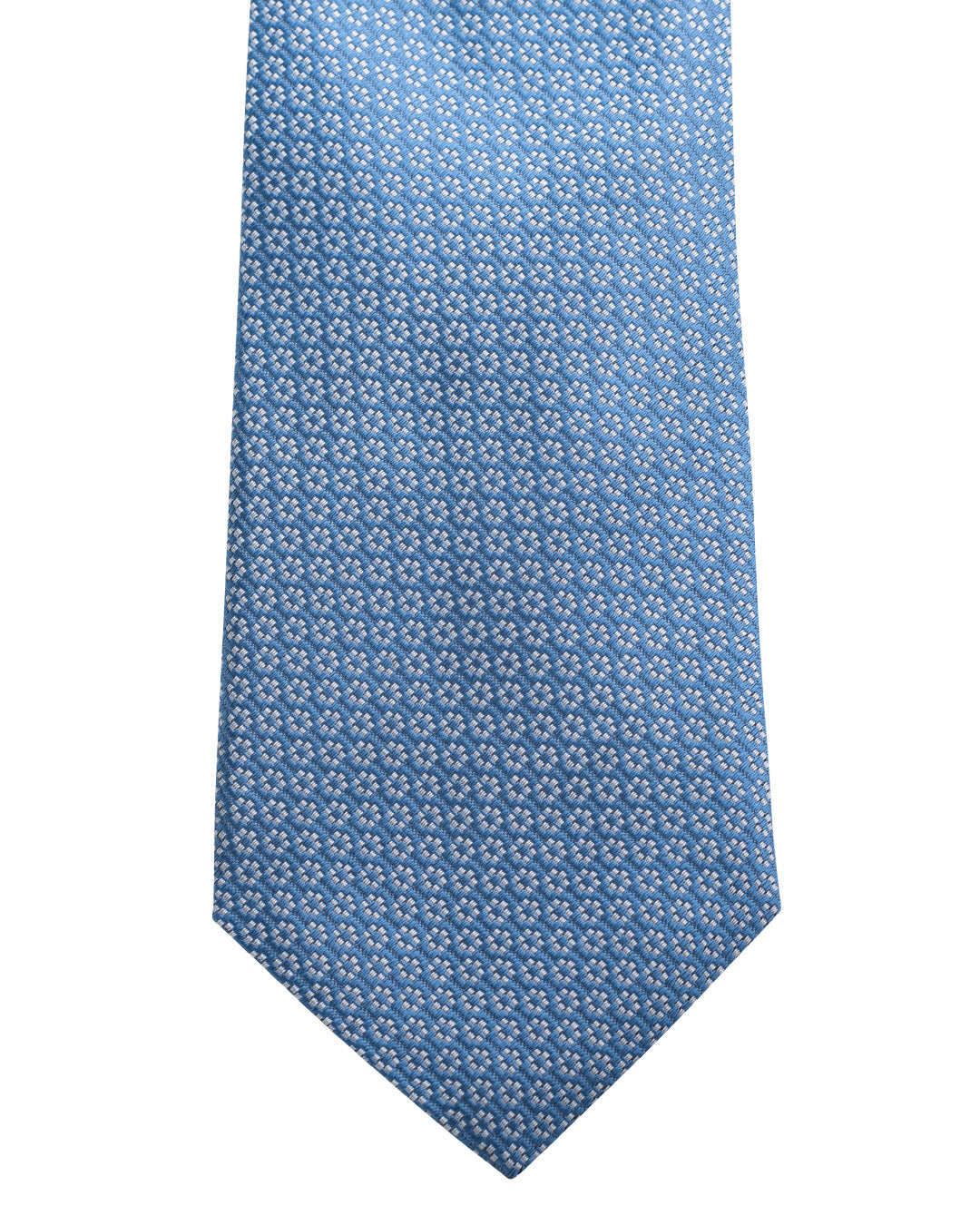 Blue Floral Pattern Italian Silk Tie