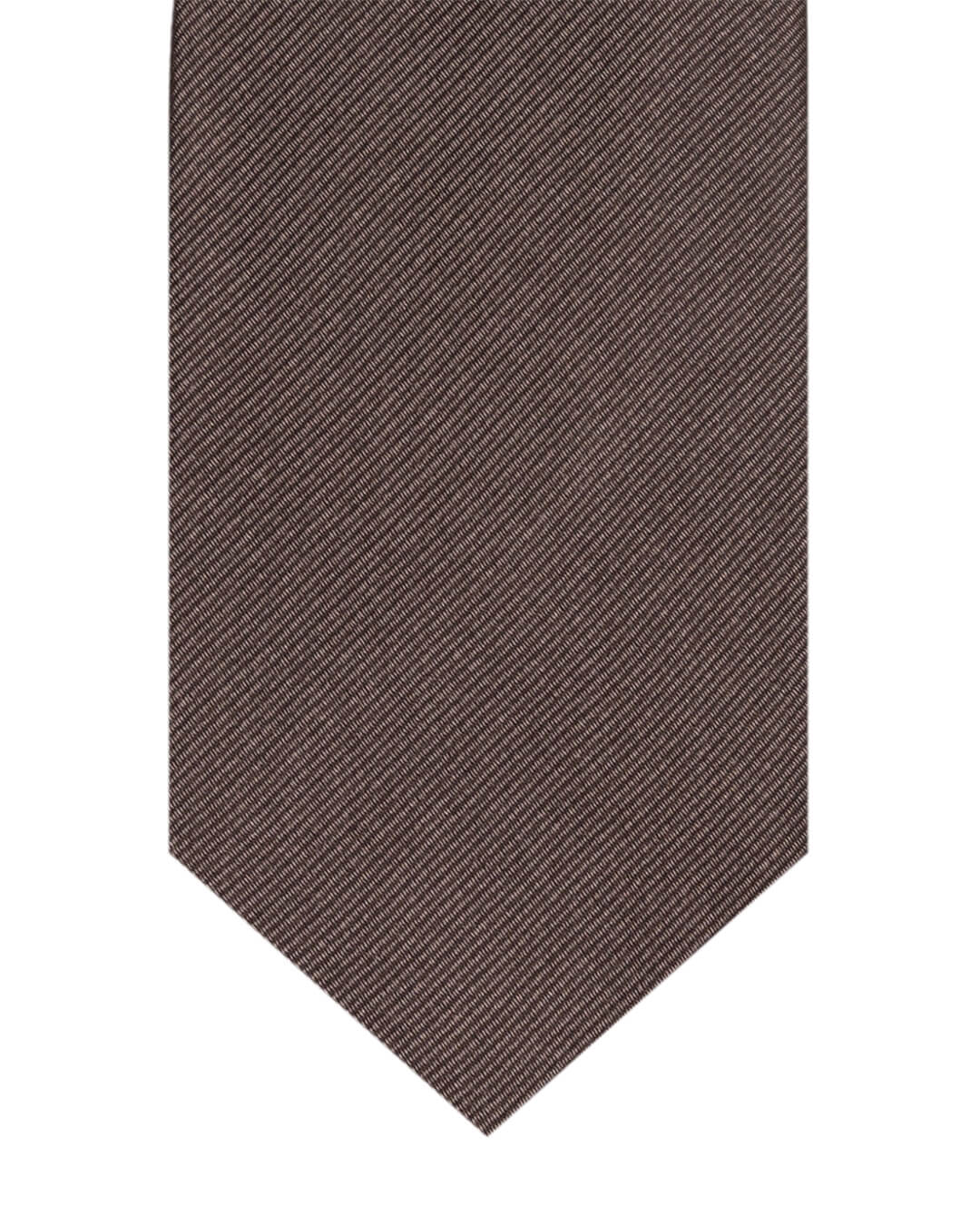 Gagliardi Taupe Ottoman Italian Silk Tie