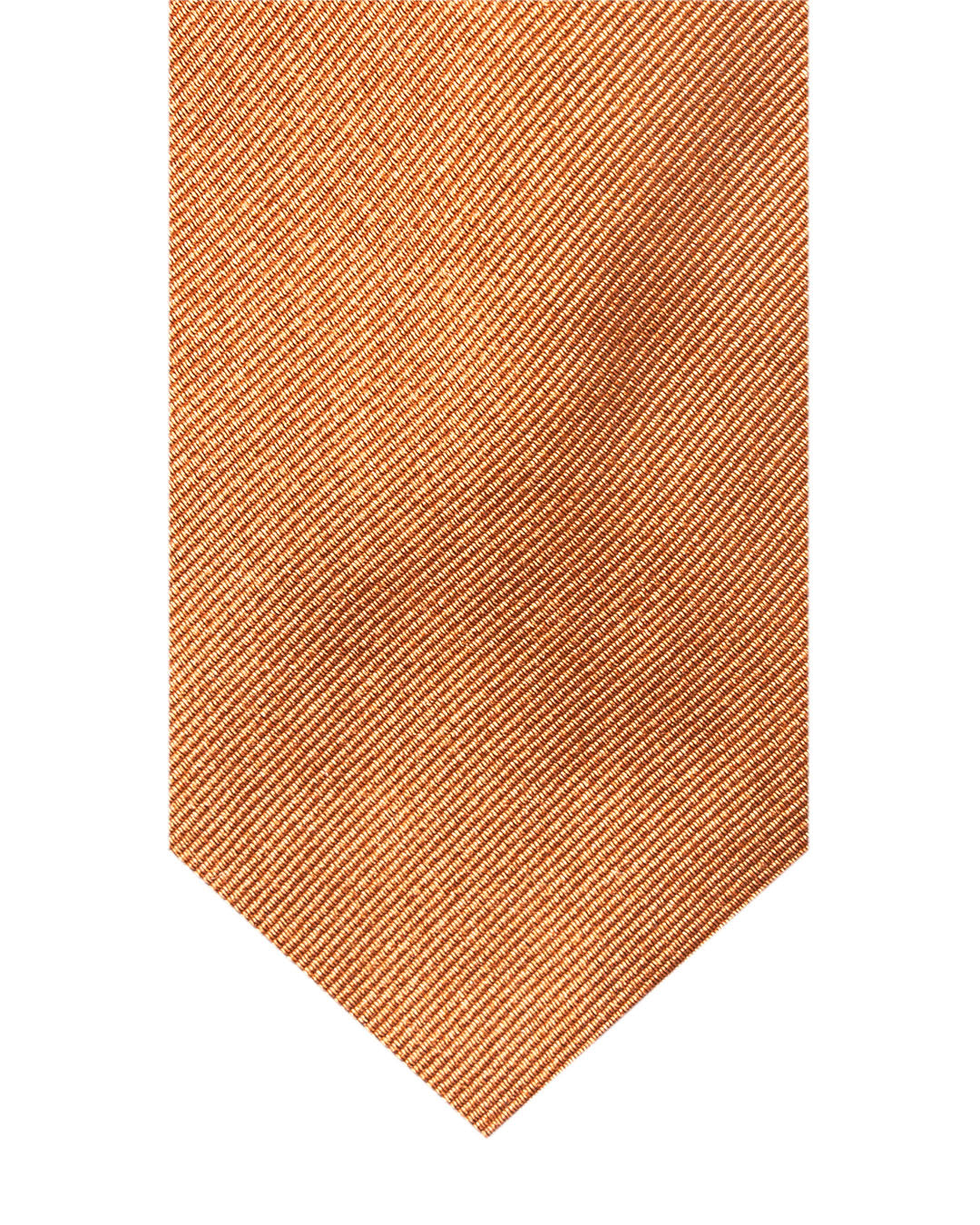 Orange Floral Italian Silk Printed Tie