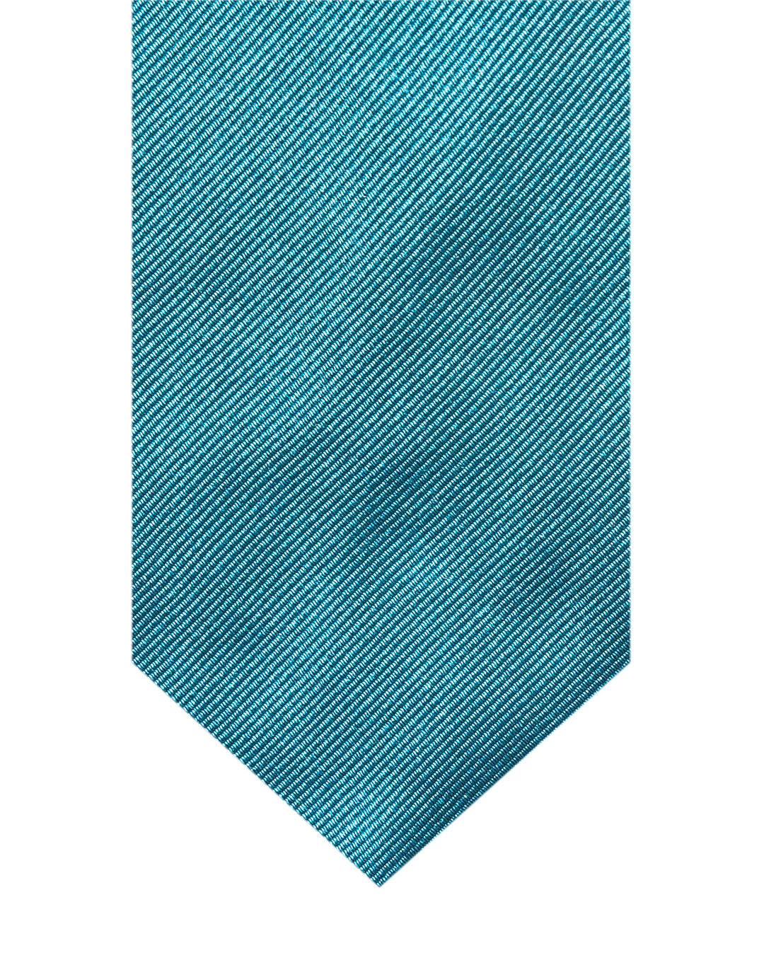 Teal Floral Italian Silk Printed Tie