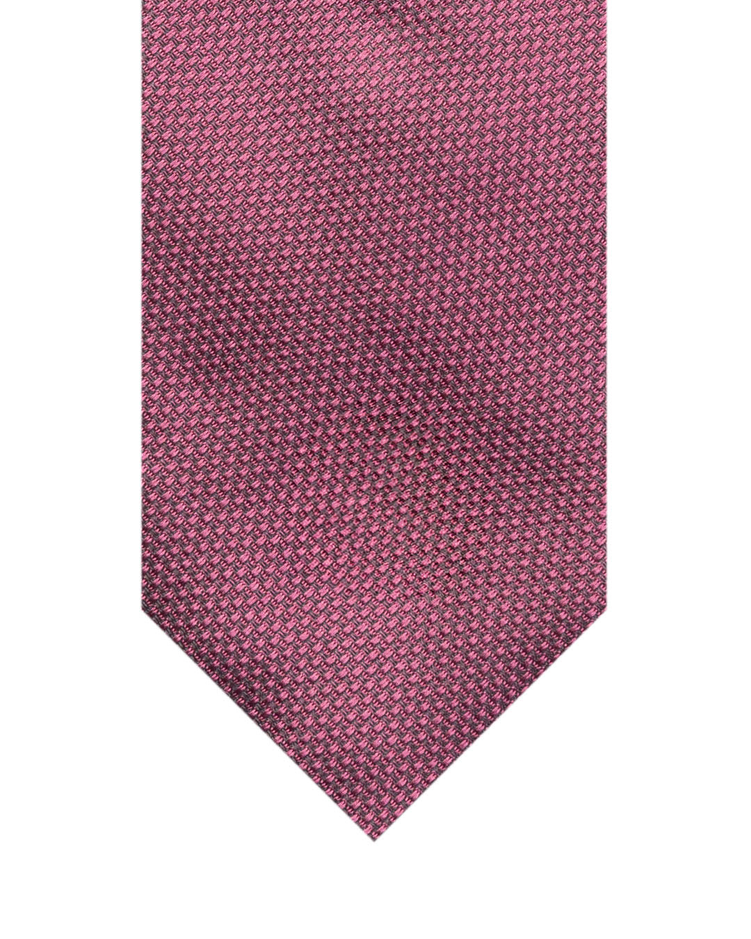 Burgundy Basketweave Italian Silk Tie