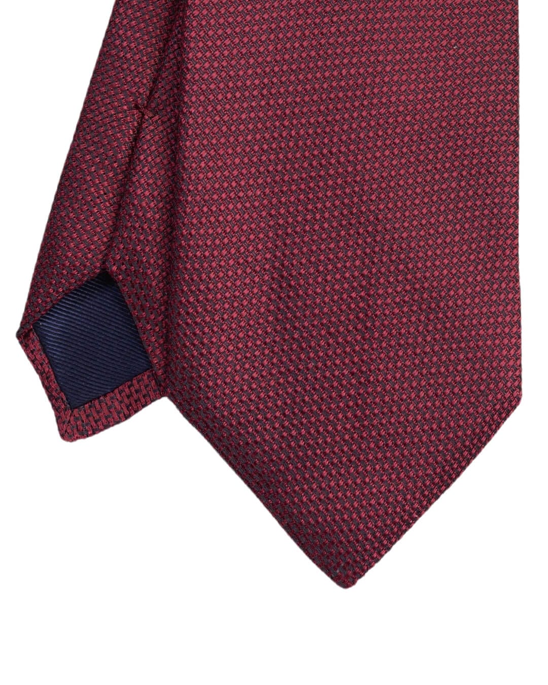 Gagliardi Red Basketweave Italian Silk Tie